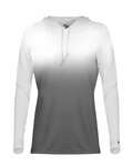 Badger Sport 4208 Ombre Hood Women's Tee Front Thumbnail