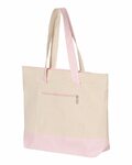 Q-Tees Q1300 19L Zippered Tote Side Thumbnail