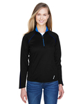 North End 78187 Ladies' Radar Quarter-Zip Performance Long-Sleeve Top Front Thumbnail