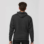 tultex t581 unisex premium fleece full-zip hooded sweatshirt Back Thumbnail