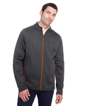 North End NE712 Men's Flux 2.0 Full-Zip Jacket Back Thumbnail