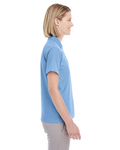 UltraClub UC100W Women's Heathered Pique Polo Side Thumbnail