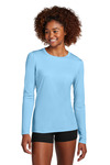 Sport-Tek LST420LS Ladies Posi-UV ® Pro Long Sleeve Front Thumbnail