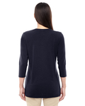 Devon & Jones DP184W Ladies' Perfect Fit™ Bracelet-Length V-Neck Top Back Thumbnail