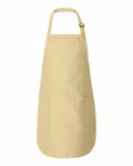 Q-Tees Q4350 Full-Length Apron with Pockets Front Thumbnail