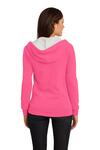 District DT801 Juniors The Concert Fleece ® Full-Zip Hoodie Back Thumbnail