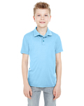 UltraClub 8210Y Youth Cool & Dry Mesh Piqué Polo Side Thumbnail