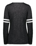 Holloway 223246 Ladies' Monterey Long-Sleeve V-Neck Back Thumbnail