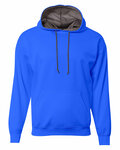 a4 n4279 men's sprint tech fleece hooded sweatshirt Front Thumbnail