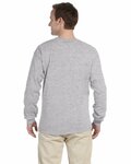 Gildan G240 100% Cotton Long Sleeve T-Shirt Back Thumbnail