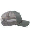 pacific headwear 104br trucker snapback braid cap Side Thumbnail