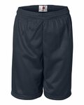 badger sport 2207 youth mesh/tricot 6" shorts Front Thumbnail