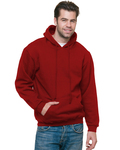 bayside ba960 adult 9.5 oz., 80/20 pullover hooded sweatshirt Front Thumbnail