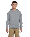 Jerzees 996Y Youth 8 oz. NuBlend® Fleece Pullover Hooded Sweatshirt Side Thumbnail