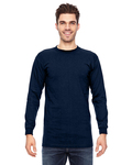 bayside ba6100 adult 6.1 oz., 100% cotton long sleeve t-shirt Back Thumbnail