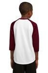 sport-tek yst205 youth posicharge® baseball jersey Back Thumbnail