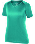 augusta sportswear 2792 ladies attain wicking raglan sleeve tee Front Thumbnail