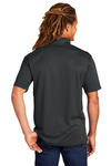 sport-tek st680 posicharge ® micro-mesh polo Back Thumbnail