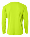 A4 NB3165 Youth Long Sleeve Cooling Performance Crew Shirt Back Thumbnail