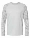 Paragon SM0216 Cayman Performance Camo Colorblock Long Sleeve T-Shirt Front Thumbnail