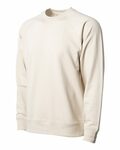 independent trading co. ss1000c icon unisex lightweight loopback terry crewneck sweatshirt Side Thumbnail