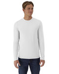 hanes 484l unisex cool-dri cotton touch long-sleeve t-shirt Front Thumbnail