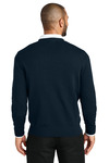 port authority sw2850 easy care v-neck sweater Back Thumbnail