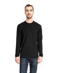 next level 6411 unisex sueded long-sleeve crew Front Thumbnail