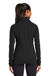 sport-tek lst852 ladies sport-wick ® stretch full-zip jacket Back Thumbnail