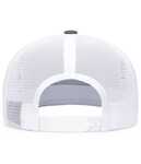 Pacific Headwear 4D7 D-SERIES 5-PANEL TRUCKER SNAPBACK CAP Back Thumbnail
