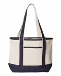 q-tees q125800 20l small deluxe tote Front Thumbnail