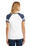 District DM476 Women's Game V-Neck Tee Back Thumbnail