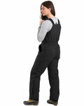 berne wb515 ladies' softstone duck insulated bib overall Back Thumbnail