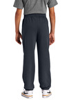 district dt6112y youth v.i.t. ™ fleece sweatpant Back Thumbnail