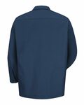 red kap sp14 long sleeve industrial work shirt Back Thumbnail