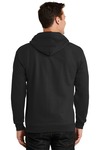 Port & Company PC90ZH | Essential Fleece Full-Zip Hooded Sweatshirt ...