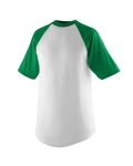 Augusta Sportswear 424 Youth Baseball Short Sleeve Tee 2.0 Front Thumbnail