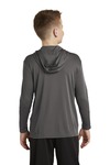 sport-tek yst358 youth posicharge ® competitor ™ hooded pullover Back Thumbnail