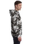 code five 3969 men's camo pullover hoodie Side Thumbnail