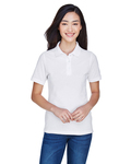 Harriton M265W Ladies' 5.6 oz. Easy Blend™ Polo Front Thumbnail