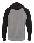 independent trading co. prm33sbp unisex special blend raglan hooded sweatshirt Back Thumbnail