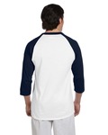 Champion T1397 Adult Raglan T-Shirt Back Thumbnail