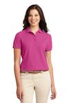 Port Authority L500 Ladies Silk Touch™ Polo Front Thumbnail