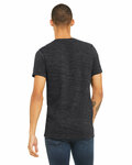bella + canvas 3655c unisex textured jersey v-neck t-shirt Back Thumbnail