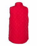 Badger Sport 7666 Quilted Women's Vest Back Thumbnail