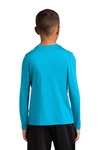 Sport-Tek YST420LS Youth Posi-UV ™ Pro Long Sleeve Tee Back Thumbnail