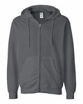 Independent Trading Co. SS4500Z Midweight Full-Zip Hooded Sweatshirt Front Thumbnail