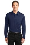 Port Authority K540LS Silk Touch™ Performance Long Sleeve Polo Front Thumbnail