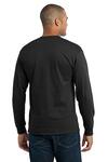 port & company pc55ls long sleeve core blend tee Back Thumbnail