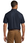 Port Authority W101 Short Sleeve Carefree Poplin Shirt Back Thumbnail